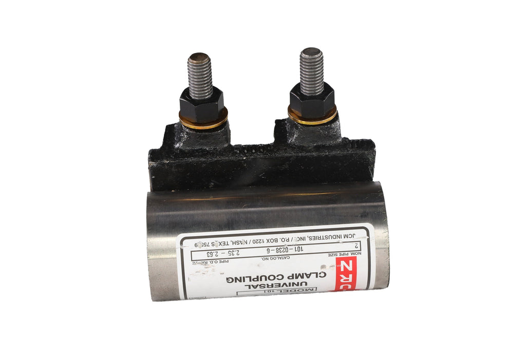 JCM Industries 101 Universal Pipe Clamp Coupling 2-2.5 Inch x 6 Inch Durable Repair