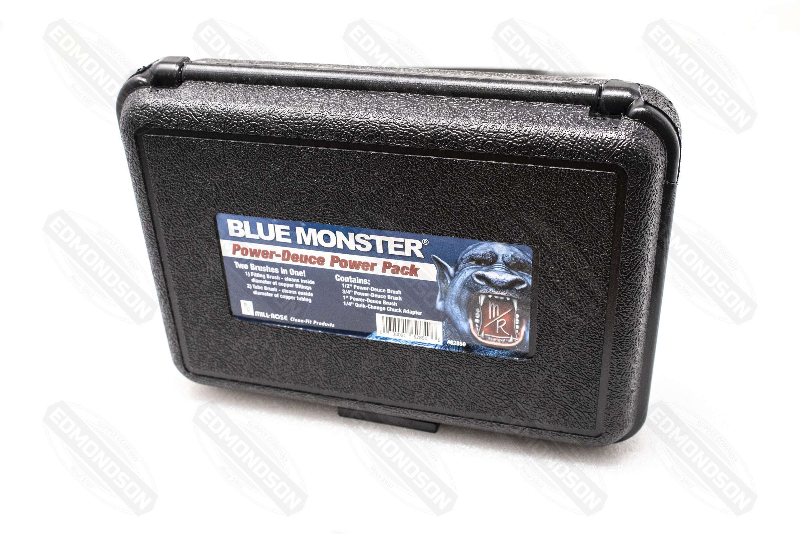 Blue Monster 62850 Power Deuce: Dual-Action Copper Pipe & Fitting Cleaning Brush