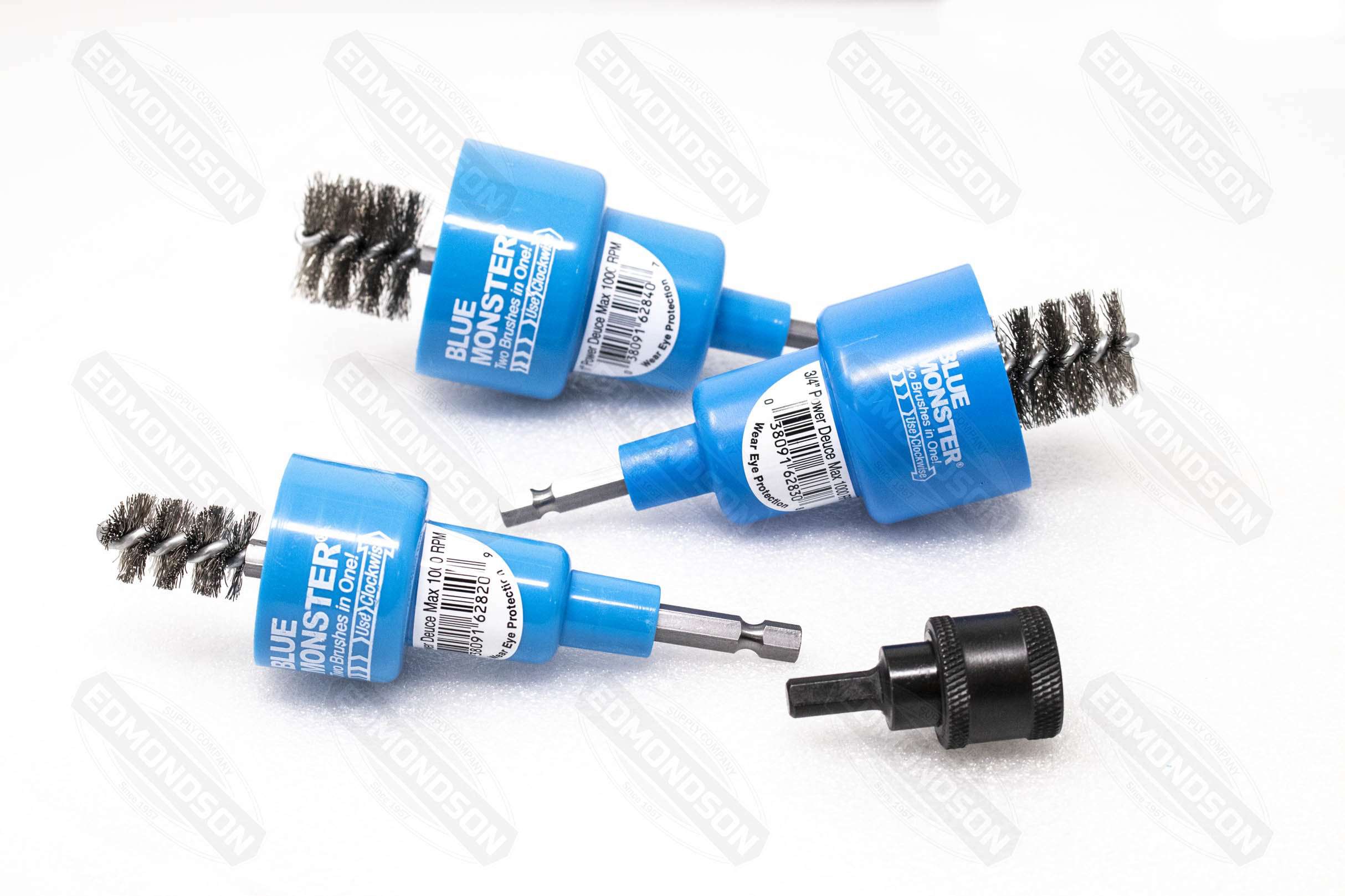 Blue Monster 62850 Power Deuce: Dual-Action Copper Pipe & Fitting Cleaning Brush