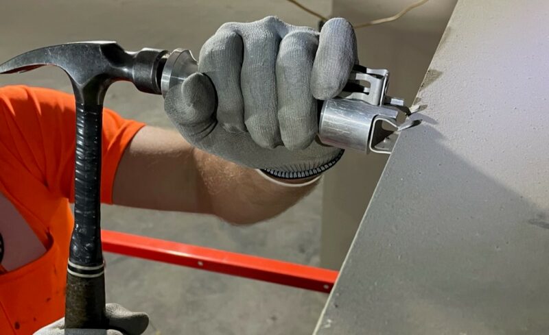 Rack-A-Tiers 54100 Magnetic Clip Whacker Beam Clamp Installation Tool