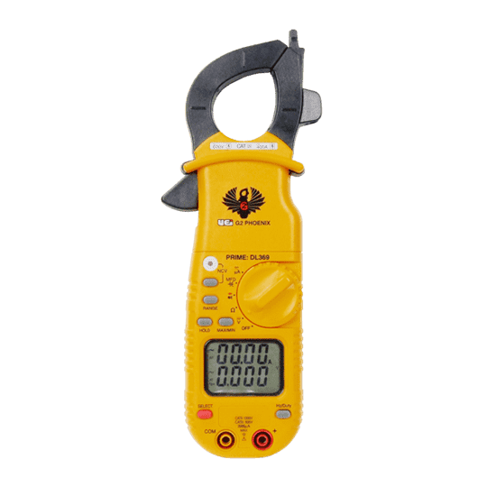 UEi DL369 Digital Dual Display Phoenix Clamp Meter for Electrical Contractors