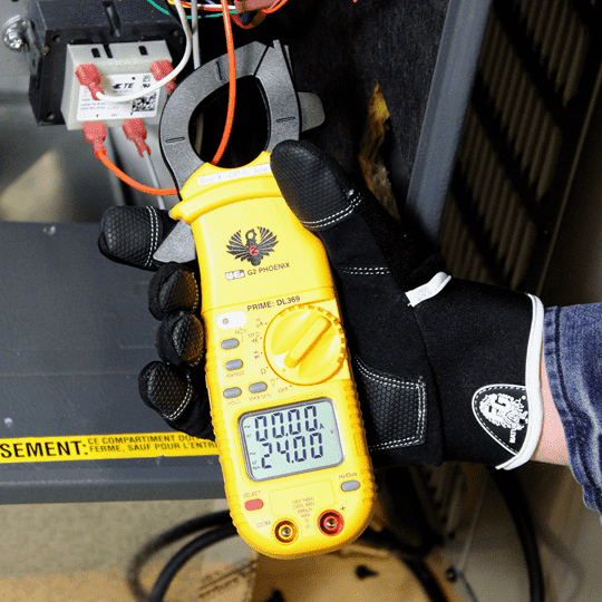 UEi DL369 Digital Dual Display Phoenix Clamp Meter for Electrical Contractors