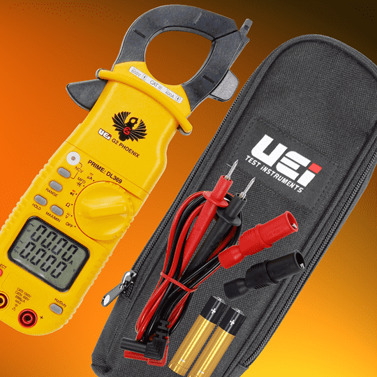 UEi DL369 Digital Dual Display Phoenix Clamp Meter for Electrical Contractors