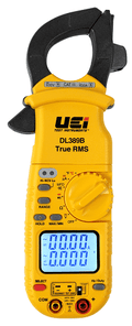 UEi DL389B TRMS Dual Display HVAC Clamp Meter with Temperature, Capacitance, AC/DC Amps