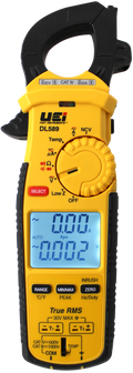 UEi DL589 600A True-RMS Clamp Meter: DC Amps, Inrush, Magnetic Mount