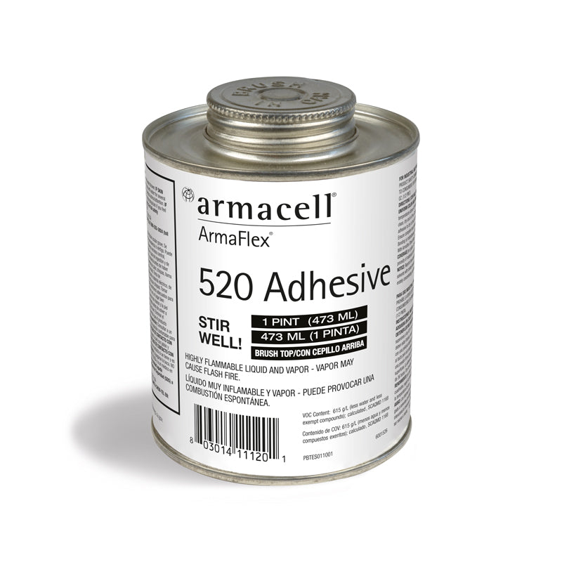 Armacell Armaflex 520 HVAC Insulation Adhesive Pint with Brush Top