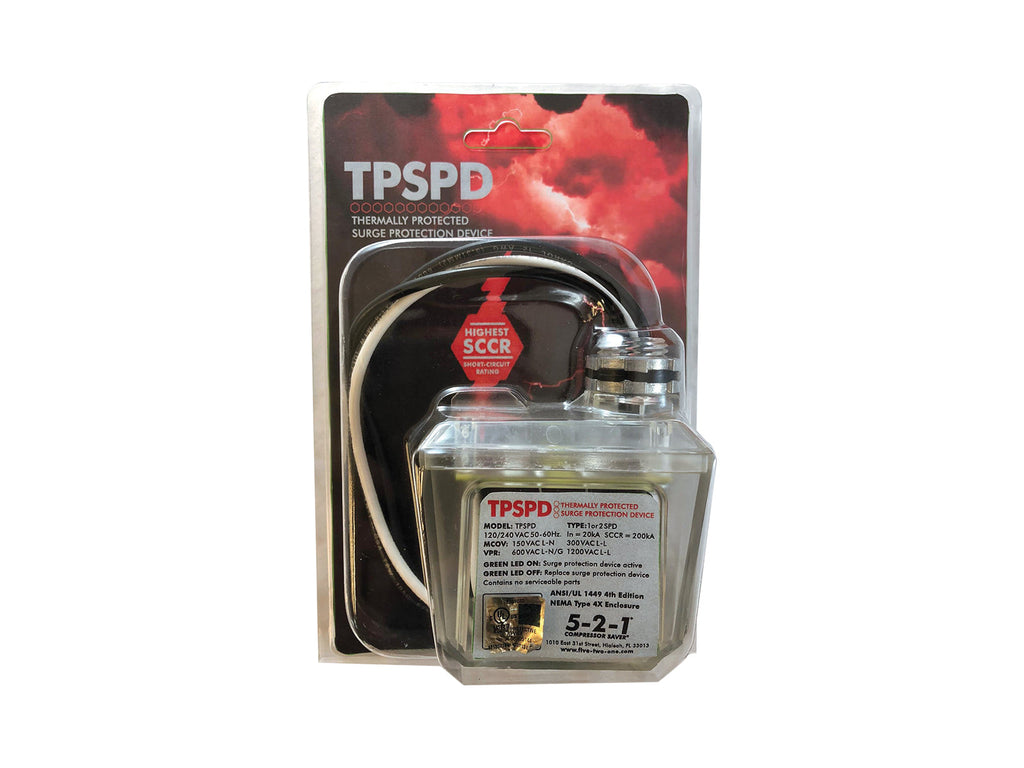 CPS 5-2-1 Thermally Protected Surge Protector for HVAC & Appliance Protection