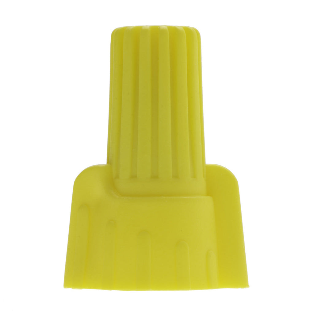 NSI Yellow Winged Easy-Twist Wire Connectors with Quick-Grip Spring, 100-Pack