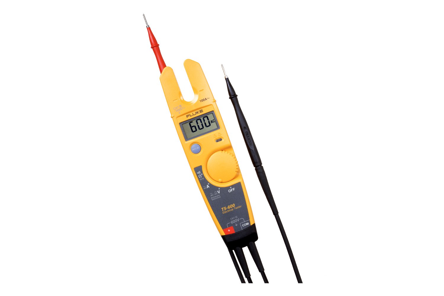 Fluke T5-600 Multi-Function Electrical Tester: Voltage, Continuity, Current, 600V AC/DC