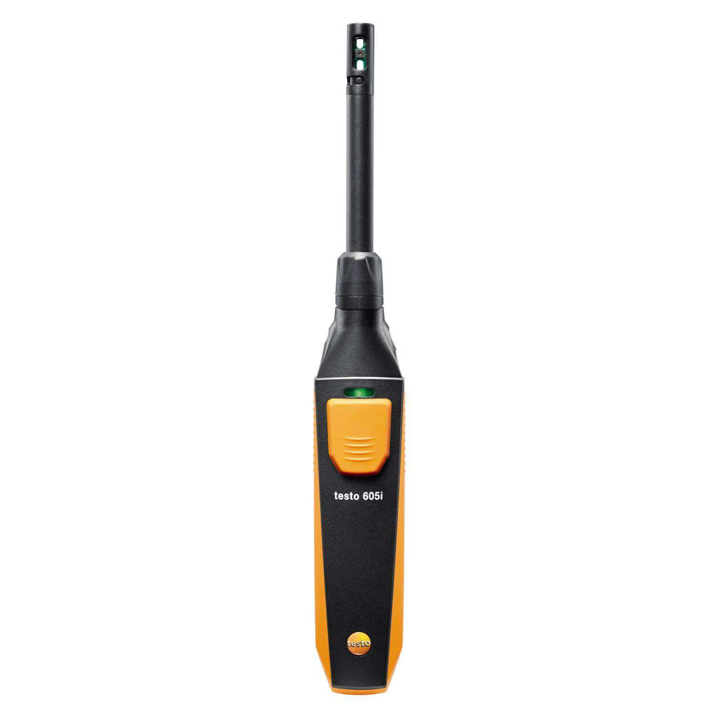 Testo 605i 2nd Gen Smart Thermohygrometer Probe for HVAC Humidity & Temp